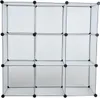 Regalsystem Würfelregal Steckregal 9 Fächer Stufenregal DIY Produktbild-Vorschau 4