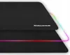 A close-up shot of a black gaming mousepad with RGB lighting. Produktbild-Vorschau
