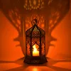 Marrakesch Boho Deko Teelichthalter Windlicht aus Metall & Produktbild-Vorschau 3
