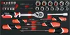 A tool organizer tray with various tools laid out. Produktbild-Vorschau