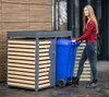 Stalowy pojemnik na odpady Westmann na 2 pojemniki na Podgląd zdjęcia produktu 3