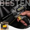 A hand holding a cordless impact wrench with a socket attached, with the word "BESTEN" overlaid on the image. Produktbild-Vorschau