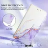 Galaxy S23 Ultra Hülle, Marmor Motiv Kunstleder Tasche Produktbild-Vorschau 7