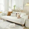 （90*210cm，Beige）Chenille Sofakissenbezug Rutschfester Produktbild-Vorschau 3