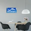 Wanduhr aus Glas – 60x30 cm - Glasbild - Glasuhr - Produktbild-Vorschau 3