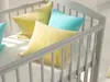 Love For Sleep Grau Babybett Gitterbett mit Schublade 120 x Produktbild-Vorschau 4