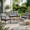 Palettenkissen Loungekissen Set 3-teilig, Outdoor Produktbild-Vorschau 4