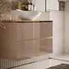 Badezimmerschrank AURORA KASCHMIR GOLD, Spiegel, Batterie, Produktbild-Vorschau 3