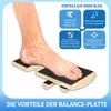 Balance Board Holz Fußtrainer Knöchel Trainer Rutschfest Produktbild-Vorschau 4