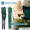 24MOVE® Campingstuhl Faltstuhl, schwarz, mit Getränkehalter Produktbild-Vorschau 13