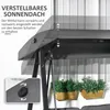 Outsunny Hollywoodschaukel 2-Sitzer Gartenschaukel mit Produktbild-Vorschau 4