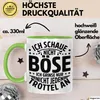 Lustiger Spruch Tasse Humor Sarkasmus Ich Schaue Nicht Böse Produktbild-Vorschau 3