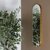 WISZĄCE LUSTRO 30x100 cm Camomillie ZŁOTE OWALNE Podgląd zdjęcia produktu 6