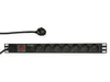 LogiLink PDU7C01, 7 AC zásuvky / AC zásuvek, Typ F, 230 V, Náhled obrázku produktu 6