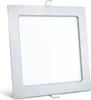 A square, ultra-slim LED panel light with a white frame and a white diffuser. Produktbild-Vorschau