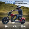 M1P E-Chopper Elektro-Kleinkraftrad 45 km/h, 2000W, 60V Produktbild-Vorschau 5