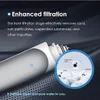 Close-up of a water filter with an inset diagram explaining filtration. Náhled obrázku produktu