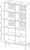 GrainGold Vitrinenschrank Loara - Vitrine mit Türen  - Produktbild-Vorschau 7