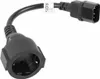 Lanberg CA-C14E-10CC-0018-BK, 0,18 m, C14 panel Podgląd zdjęcia produktu 2
