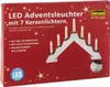 Idena 31837 Idena Adventsleuchter LED Dekoleuchte weiß Voir les images du produit 1