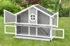 Hasenstall XL Momo grau 144 x 57 x 110 cm Produktbild-Vorschau 10