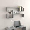 Półki Ścienne, 2 Szt., Szarość Betonu, 100X15X20 Cm, Płyta Podgląd zdjęcia produktu 12