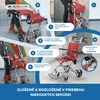 Mobiclinic Transportný invalidný vozík z hliníkovej Náhľad obrázku produktu 5