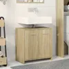 vidaXL Spodní skříňka pod umyvadlo Sonoma dub 60x33x60 cm Náhled obrázku produktu 3