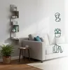 Regał narożny Relaxdays, wys. x szer. x gł.: 125 x 20 x 20 Podgląd zdjęcia produktu 5