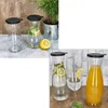 6x MIA MISURA Wein-Karaffe mit Deckel schwarz 0,5L & 1L Produktbild-Vorschau 3