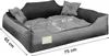 Grand lit pour chien 75x65 CM Coussin pour chiens Canapé Voir les images du produit 2
