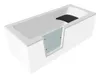 Badewanne Rechteck Set 5in1 170x75 Links, Seniorenbadewanne Produktbild-Vorschau 4