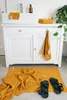 Knit Factory Morres Premium Strick-Badmatte - Ocker - 60x50 Produktbild-Vorschau 3