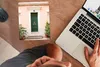 MuchoWow® Mauspad Mousepad Paris - Grün - Tür - Pastell - Produktbild-Vorschau 3