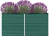 DELUKE® Hochbeet für Garten OSKAR Grün | 160x80x77cm | Produktbild-Vorschau 3