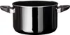 A black pot with two handles against a white background. Produktbild-Vorschau