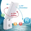 LED Aussenleuchten Bewegungsmelder schwenkbar | weiß IP65 Produktbild-Vorschau 11