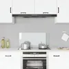 vidaXL Alzatina da cucina trasparente 80×40 cm in vetro Anteprima dell’immagine prodotto 1