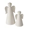 Dwie figurki porcelanowe VELIDEN, białe aniołki Podgląd zdjęcia produktu 1