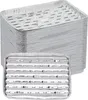 Relaxdays Grillschale Alu, 100er Set, 34 x 22 cm, Produktbild-Vorschau 1