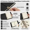 A5 notitieboek, gelinieerd, 192 pagina's, ringband, Productafbeelding-voorbeeld 4