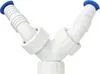 Siphon Doppelschlauchtülle 1 Zoll Siphon Kunststoff Produktbild-Vorschau 2