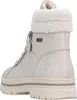 A side view of a white boot with a fluffy lining. Produktbild-Vorschau