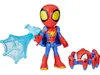 A Spider-Man toy set with accessories against a white background. Anteprima dell’immagine prodotto