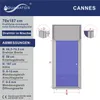 70x187 cm Duschabtrennung Echtglas rahmenlos 5mm starkes Produktbild-Vorschau 4