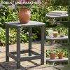Outsunny Gartentisch 48 x 37 x 46 cm, Wetterfest Produktbild-Vorschau 5