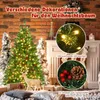 COSTWAY 135cm albero di Natale artificiale con LED bianco Anteprima dell’immagine prodotto 5