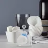 Set da 3 contenitori per Cotone fioc Relaxdays, Anteprima dell’immagine prodotto 2