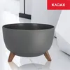 Obal na květináč ROMA plastový antracitový d40x25cm Náhled obrázku produktu 16