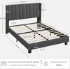 A diagram of a bed frame with dimensions and specifications. Podgląd zdjęcia produktu